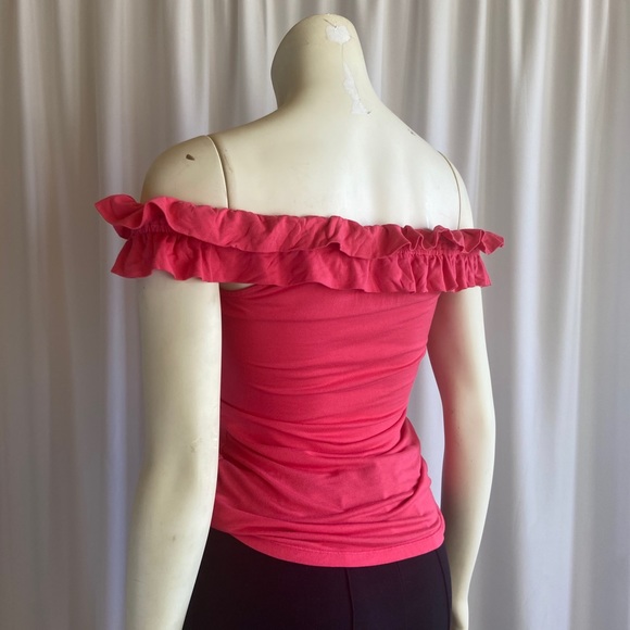 (BCBG) Ruffle Tank Top - Picture 3 of 4